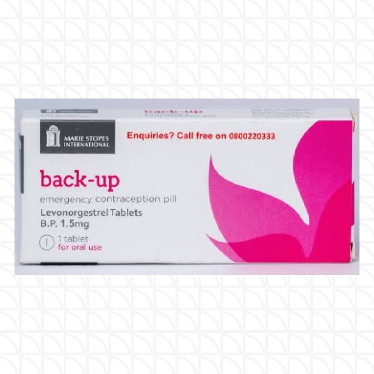 Back-Up Levonorgestrel 1.5mg Emergency Contraceptive Pills